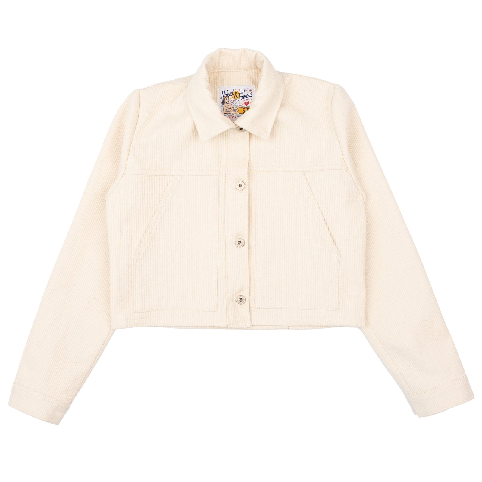 Cropped Denim Jacket Judo Sashiko