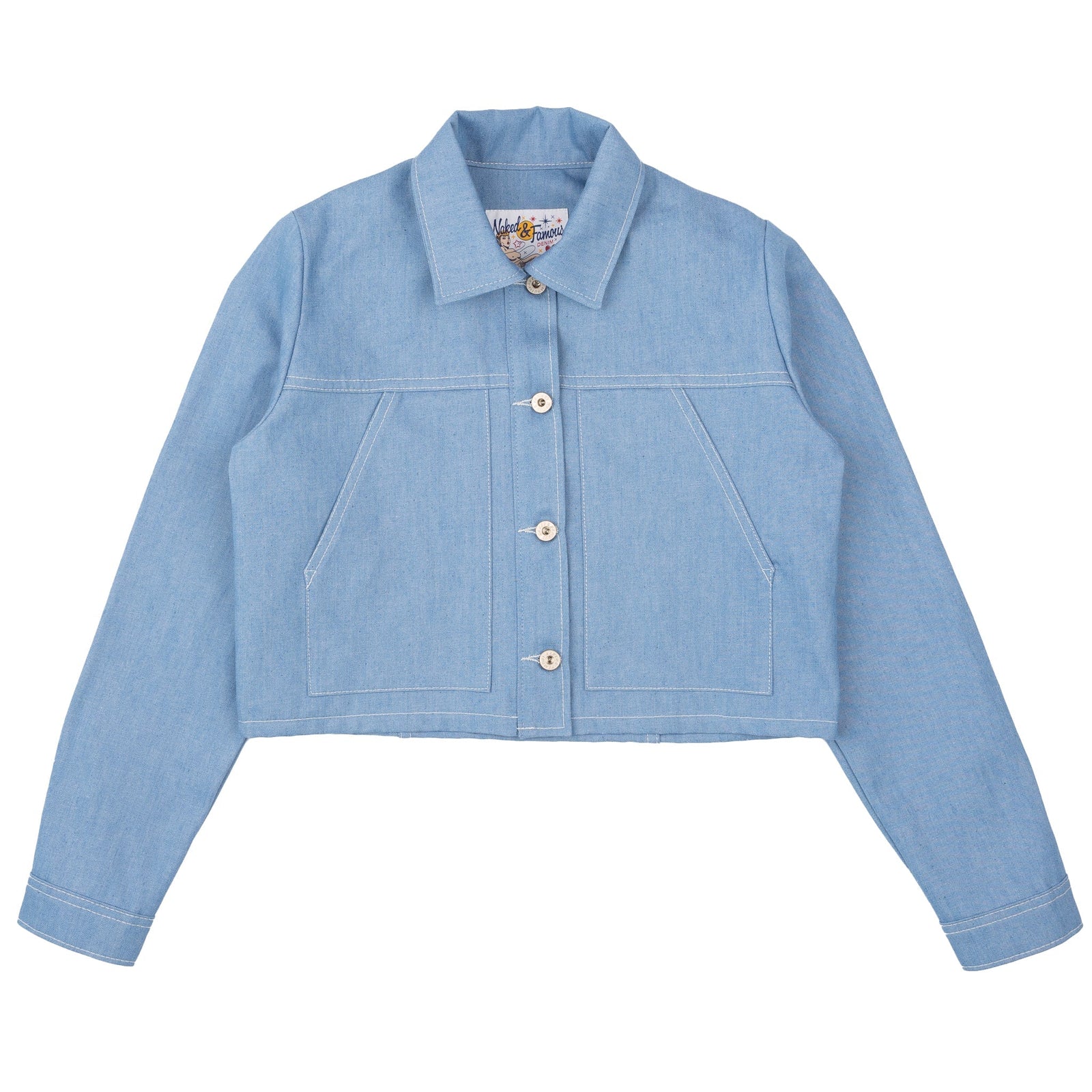 Cropped Denim Jacket Sakura