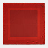 Red Dot Silk Pocket Square