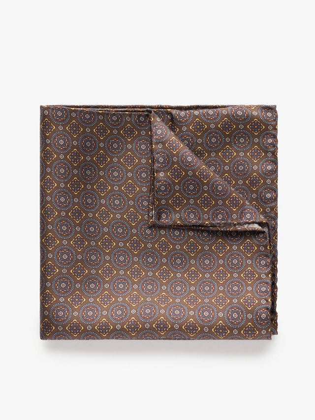 Brown Pocket Square