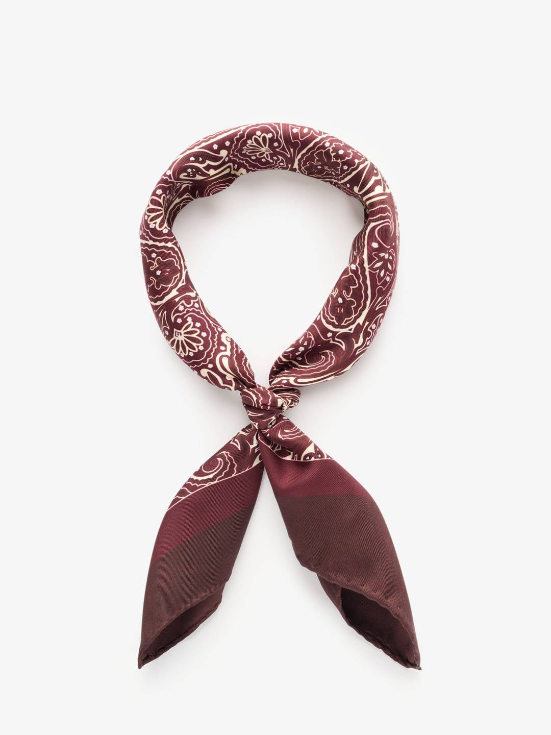 Burgundy Bandana Paisley