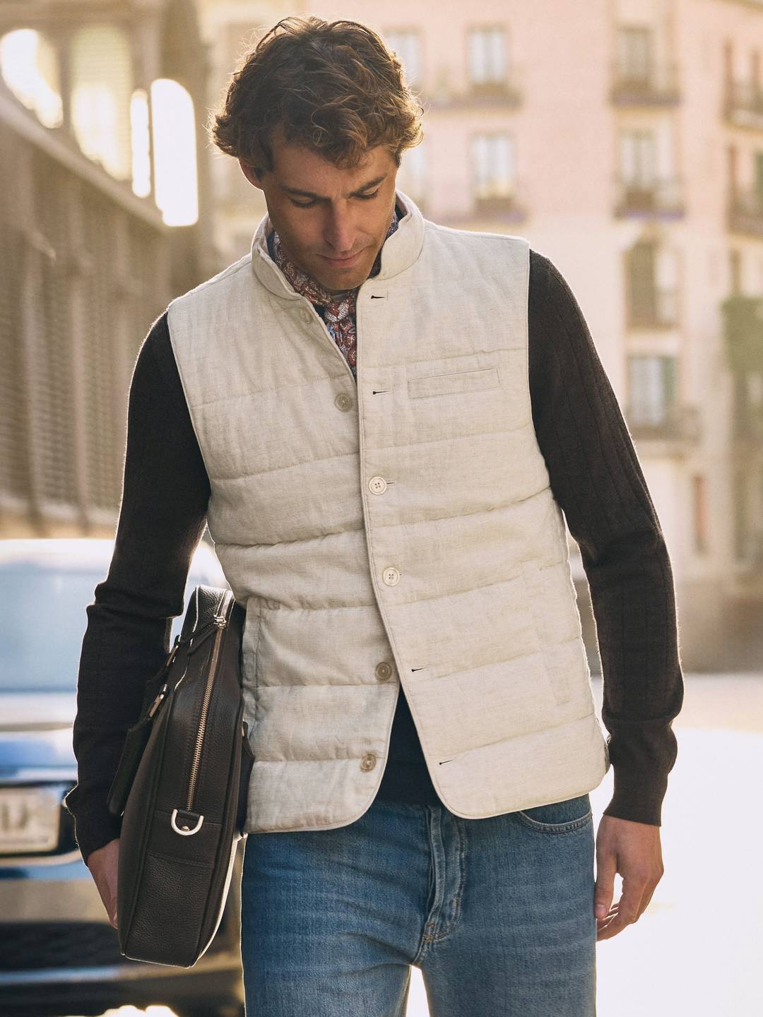 Linen Vest