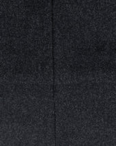 Flat Front Trouser Grey Woollen Flannel