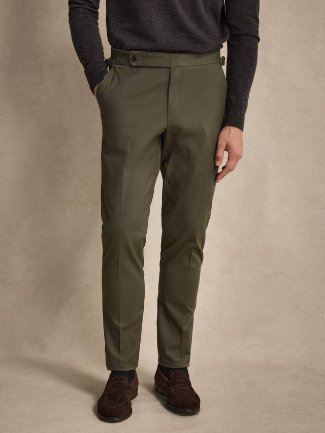 Green Chinos Slim Fit