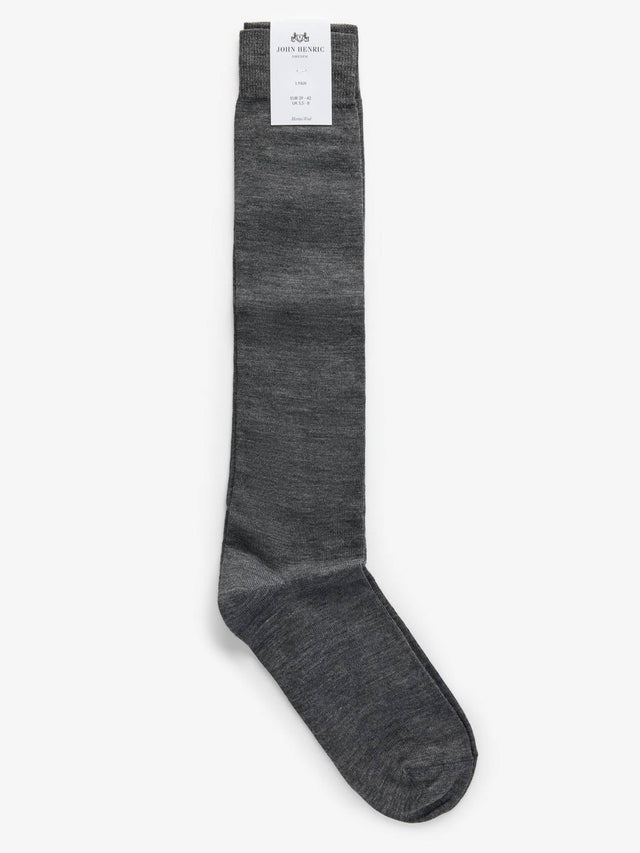 Dark Grey Knee High Socks