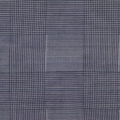 Wool And Silk Glen Check Scarf In