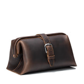 Big Mouth Leather Toiletry Bag