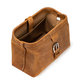 Big Mouth Leather Toiletry Bag
