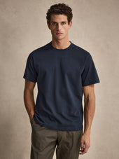Navy Blue Midweight T-Shirt