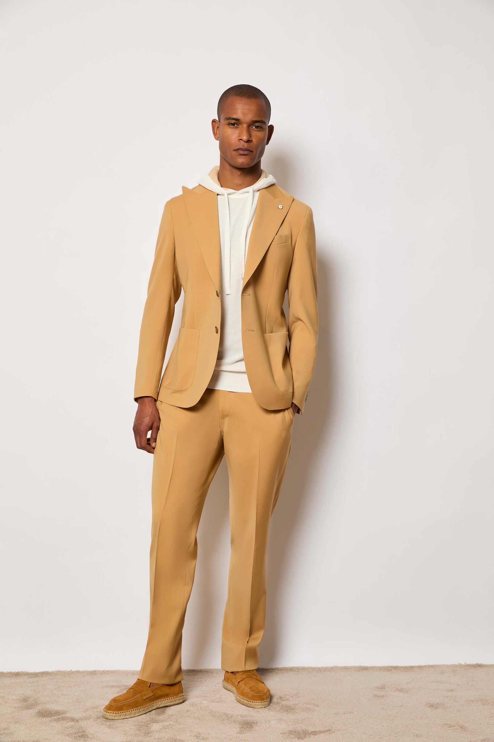 Suit Steve Non Trattato Giallo Ocra