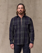 Vintage Wash Alaskan Guide Shirt - Indigo / Faded Black