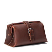 Big Mouth Leather Toiletry Bag