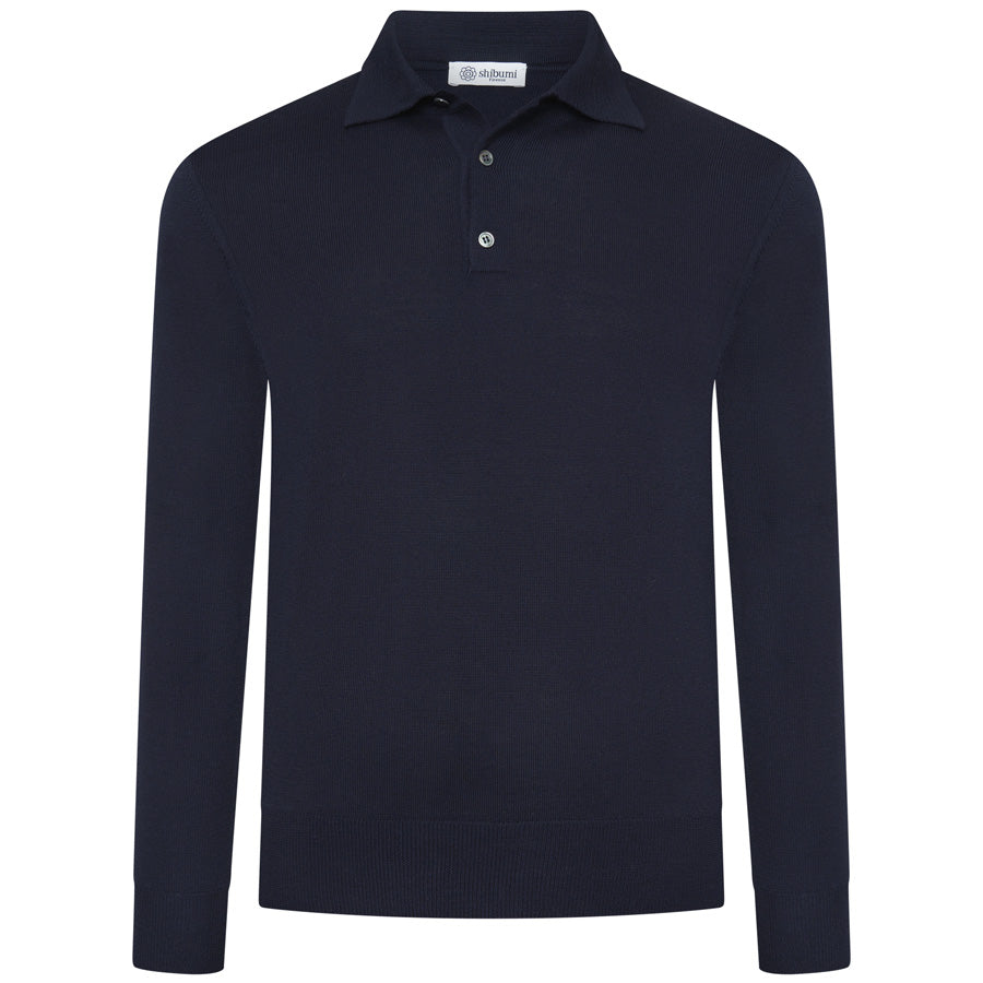 Merino Wool Knitted Polo
