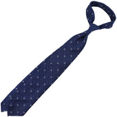 Floral Fina Grenadine Silk Tie Mottled Hand Rolled