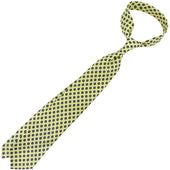 Shibumi Flower Printed Linen Tie Pale Hand Rolled