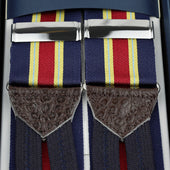 Barathea Braces Red