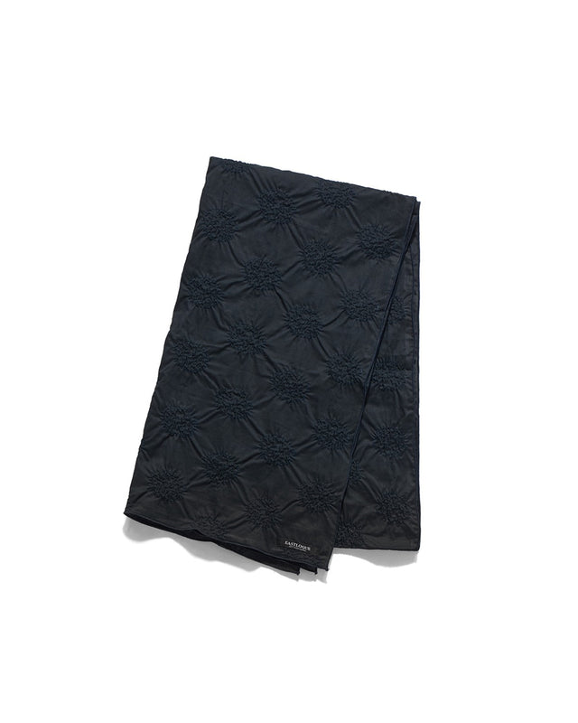 PATTERN SCARF / NAVY DOT EMBROIDERY