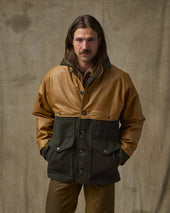Mackinaw Wool Caped Cruiser Jacket Dark