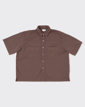 36G Nylon Balise SS Shirt, Brown Dye