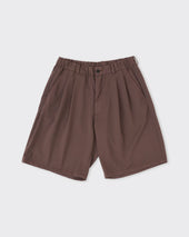 36G Nylon Tuck Easy Shorts, Brown Dye