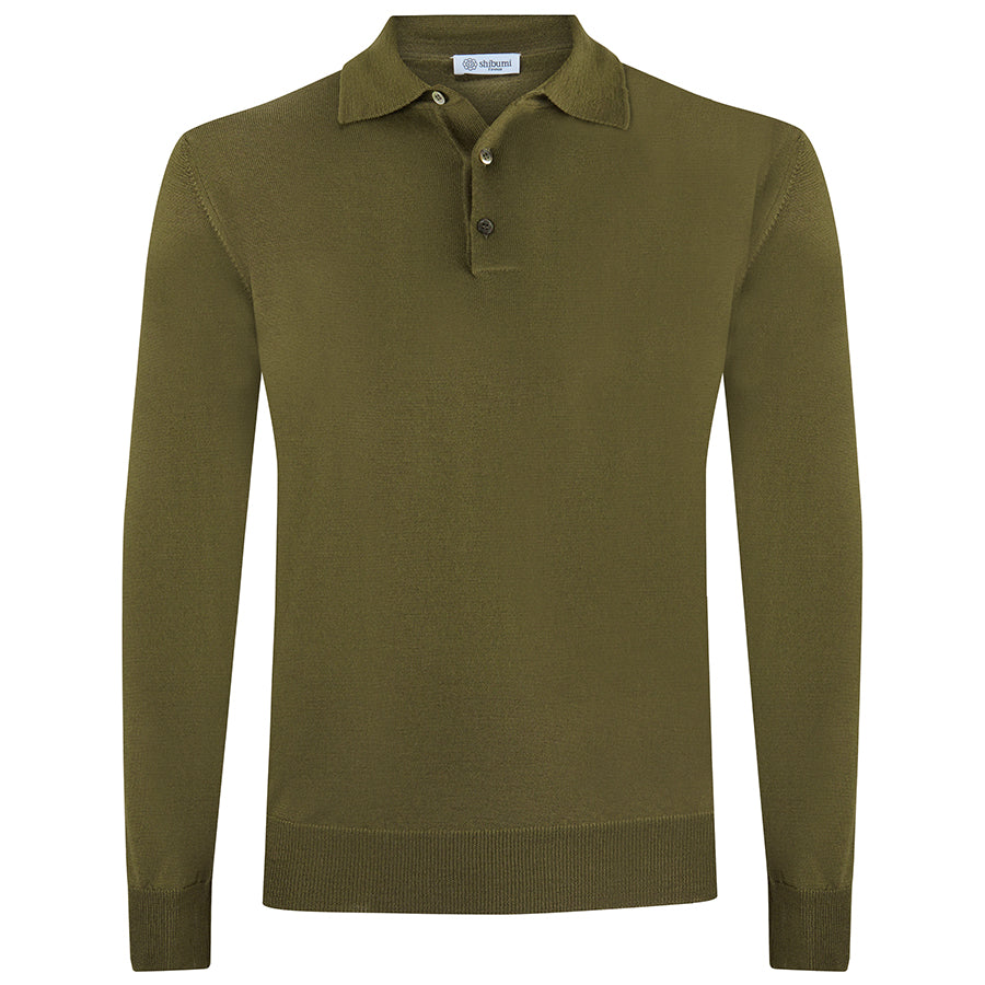Merino Wool Knitted Polo