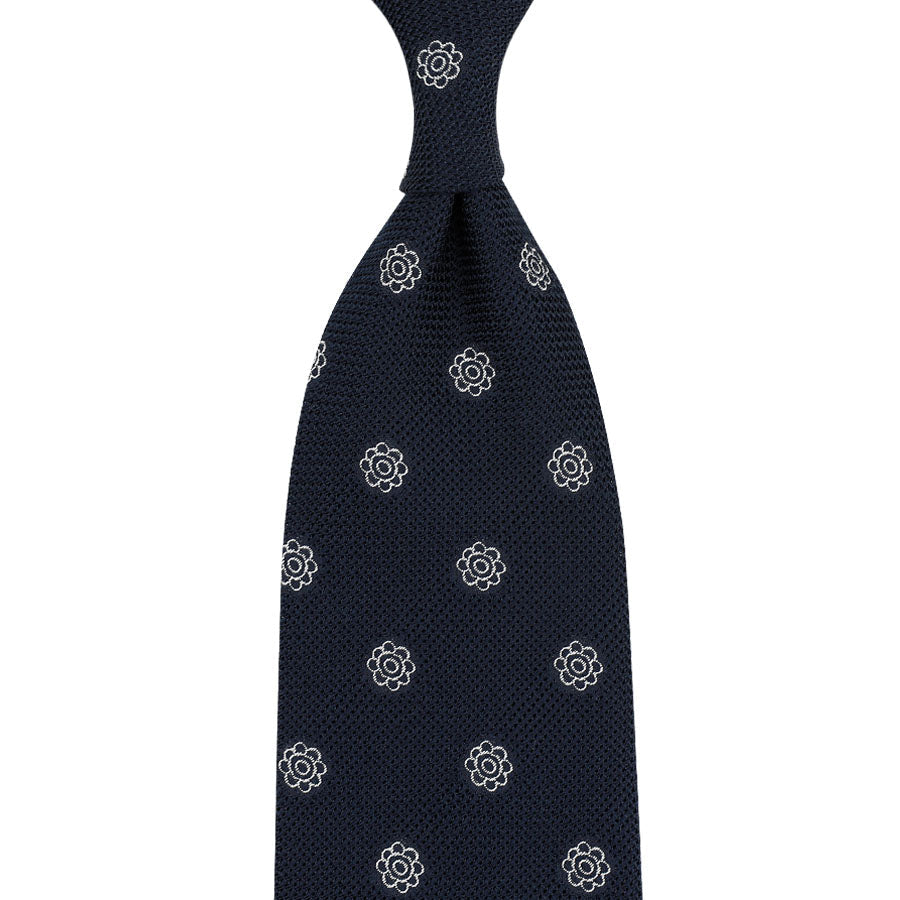 Shibumi Flower Fina Grenadine Silk Tie