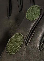 Men S Heritage Water Resistant Silk Lined Right Hand Leather Shooting Gloves