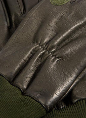 Men S Heritage Water Resistant Half Fleece Lined Right Hand Leather Shooting Gloves