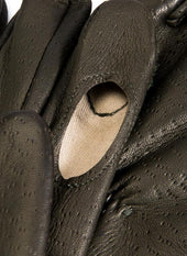 Men S Heritage Water Resistant Half Fleece Lined Right Hand Leather Shooting Gloves