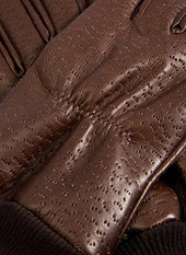 Men S Heritage Water Resistant Fleece Lined Left Hand Leather Shooting Gloves