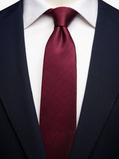 Burgundy Structure Tie