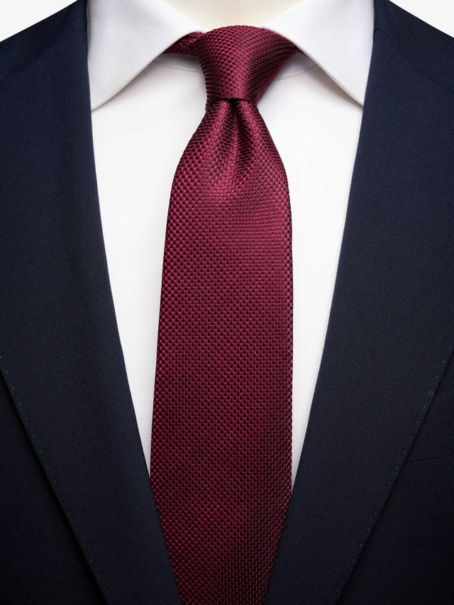 Burgundy Structure Tie