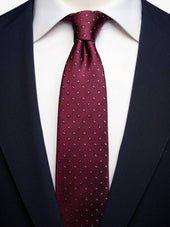 Burgundy Paisley Tie