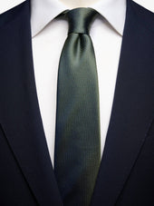 Dark Green Structure Tie