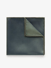 Dark Green Structure Pocket Square