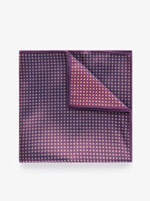 Burgundy Dot Pocket Square