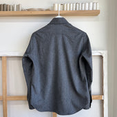 Deadstock Cashmere Sawtooth Western Shirt