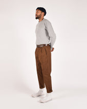 Heavy Duty Long Sleeve Tee Single Pocket Heather