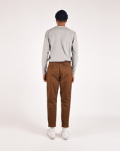Heavy Duty Long Sleeve Tee Single Pocket Heather