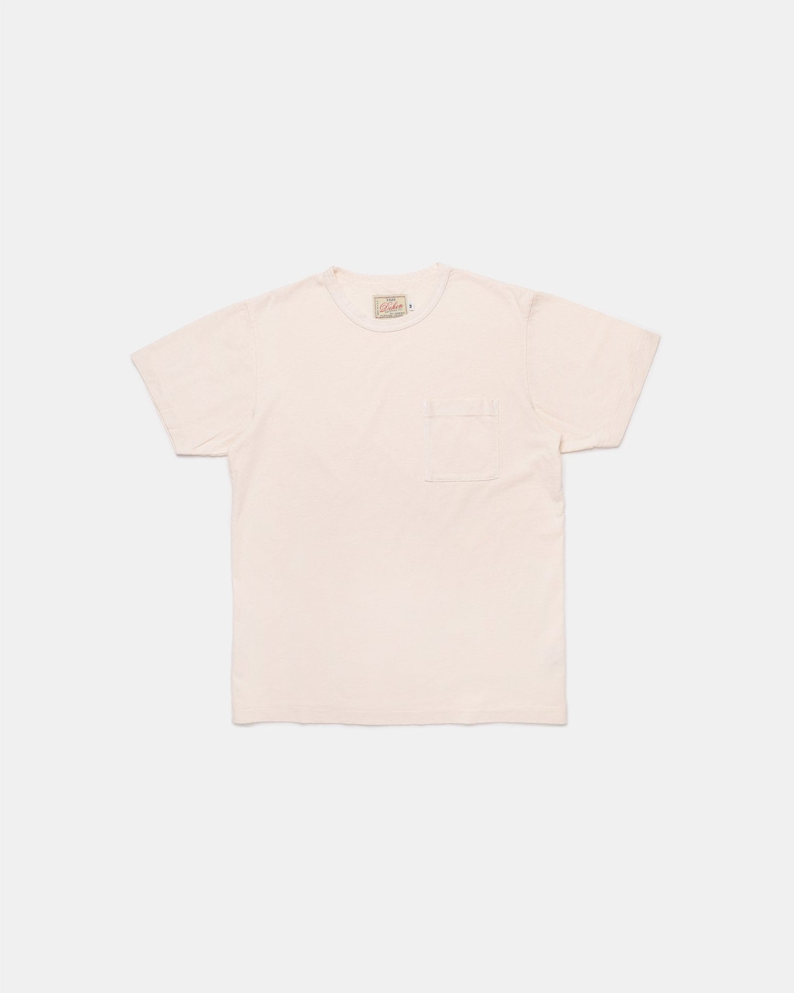 Heavy Duty Tee Single Pocket Natural