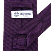 Grenadine Garza Fina Tie Eggplant Hand Rolled