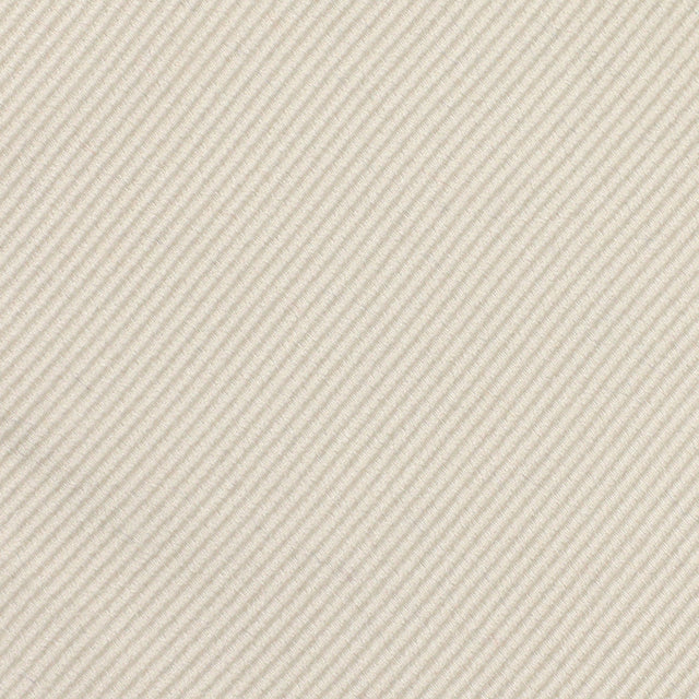 Plain Repp Bespoke Silk Tie - Cream