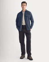 The Heavyweight Overshirt | Uniform | Heather Rich Navy