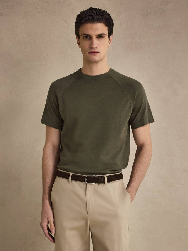 Green Regular Fit T-Shirt