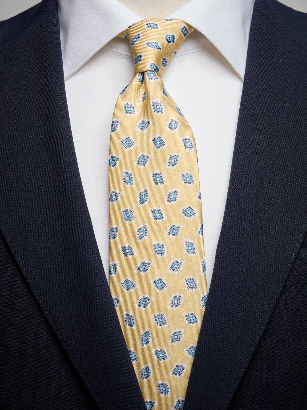 Yellow Medallion Tie