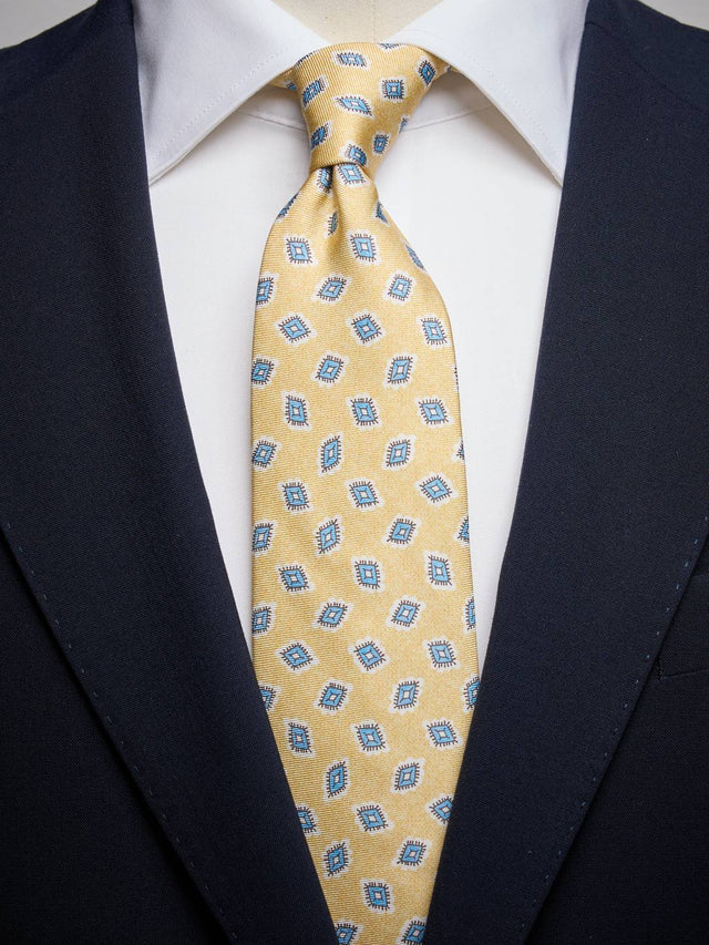 Yellow Medallion Tie