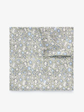 Green Pocket Square Floral