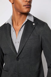 Abito SAM in jersey tecnico grigio scuro melange