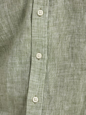 Cut Away Linen Shirt Slim Fit