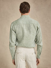 Cut Away Linen Shirt Slim Fit